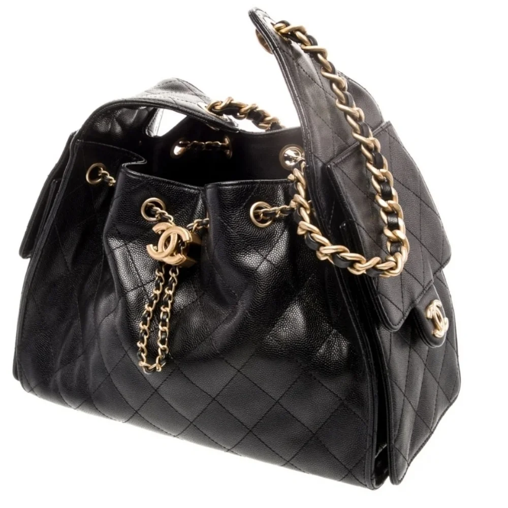 Chanel Hobo Handbag Spring/Summer 2025 Collection by Virginie Viard Black